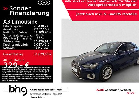 Audi A3 35 TFSI S tronic advanced LED GRA P
