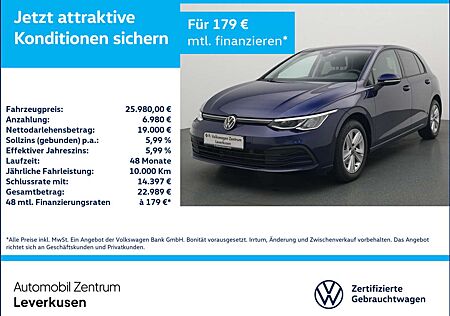VW Golf Volkswagen VIII 1.5 eTSI DSG AHK NAVI VIRT KAM ACC