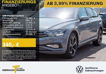 VW Passat Variant Volkswagen 2.0 TDI DSG BUSINESS LED LM18 AHK