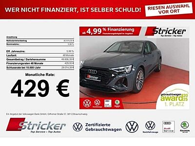Audi Q8 e-tron Sportback S-line quattro 429,-ohne Anzahlung Pano