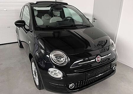 Fiat 500C 500 C Dolcevita Cabrio schwarz PDC nur 16600 km