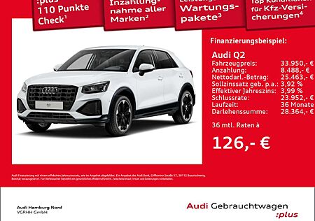 Audi Q2 35 TFSI S tronic Matrix Navi Sound CarPlay