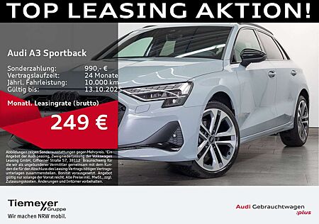 Audi A3 30 TFSI S LINE ALCANTARA LM18 KAMER