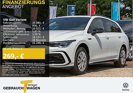 VW Golf Variant Volkswagen 1.5 eTSI DSG R-LINE IQ.LIGHT NAVI A
