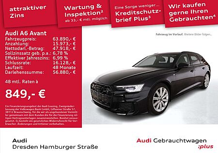 Audi A6 Design S line 50 TDI quattro AHZV Pano