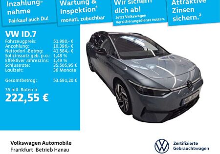 VW ID.7 Volkswagen Tourer Pro S MatrixLED AHK ACC HuD Massage