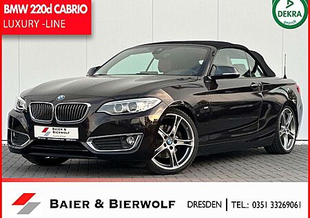 BMW 220 d Cabrio Luxury Line XENON KEYLESS NAVI PRO