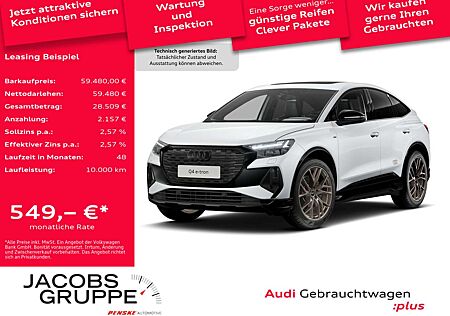 Audi Q4 e-tron Sportback 45 2xS line Edition/Matrix/HuD/Pano/360°/ACC/21Zol