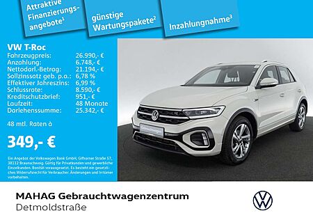 VW T-Roc Volkswagen 1.5 TSI R-Line LED+Navi ParkAssist AppConn