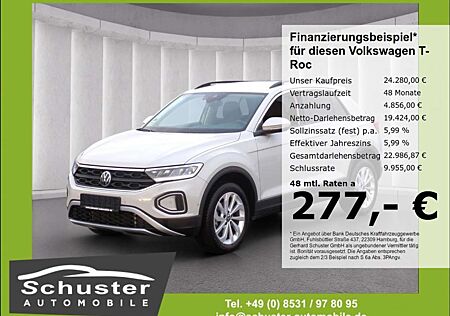 VW T-Roc Volkswagen Life 1.5TSI*DSG AHK LED Navi VKZ-Erkenn