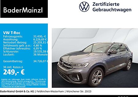 VW T-Roc Volkswagen 1.5 TSI DSG R-Line AHK Kamera ACC Navi SHZ
