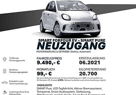 Smart ForFour EQ/LED/TEMPOMAT/AUDIO/SITZHEIZ Shz. MFL