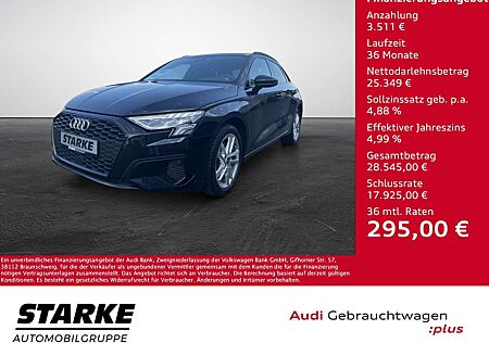 Audi A3 Sportback 40 TFSI e S tronic advanced