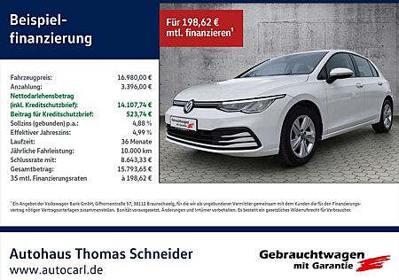 VW Golf Volkswagen VIII Life 1.5 TSI BusinessPrem. L+S/AHK/SHZ/NAV K