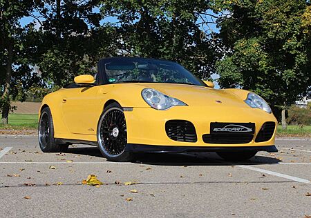 Porsche 996 C4S Cabrio: orig. Speedgelb,19",Klappe,top Zustand