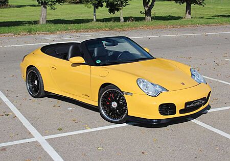 Porsche 996 C4S Cabrio: orig. speedgelb,19",Klappe,top Zustand