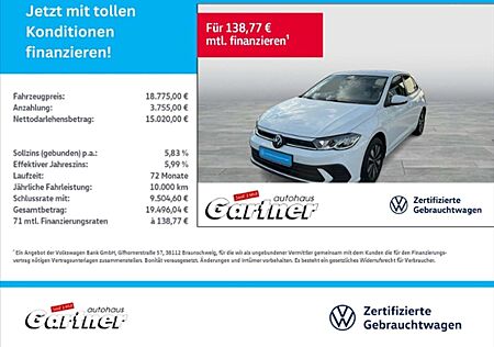 Volkswagen Polo MOVE 1.0 TSI NAVI SHZ LED ACC KLIMA 5-GANG ALU