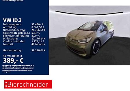 VW ID.3 Volkswagen Pro S 20 DCC MATRIX HuD 360