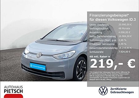 VW ID.3 Volkswagen Pro 58kWh Life LED 18'' DAB+ App-Connect