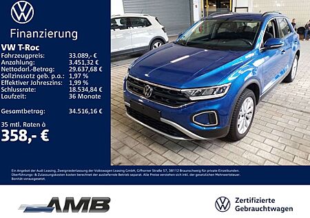 VW T-Roc Volkswagen Life 1.5 TSI DSG/AHK/ACC/Standhzg/01.30Gar