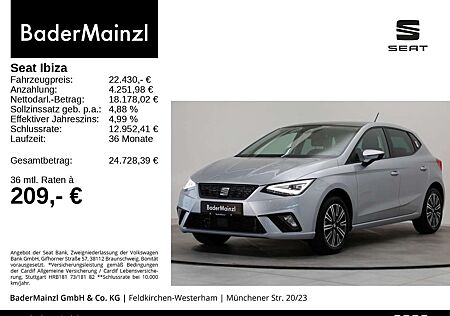 Seat Ibiza 1.0 TSI Style Pano SHZ ACC PDC Mirror Link