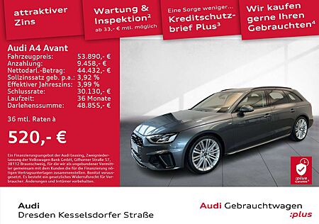 Audi A4 45 TFSI Q.S-Line Navi AHZV LED Kamera