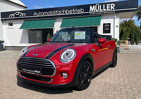 Mini Cooper Cabrio "SPORTPAKET"+Teil-LEDER+17"Alu+NAVI+LED +Alle INSP