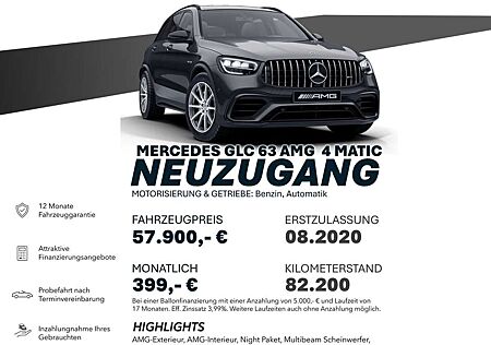 Mercedes-Benz GLC 63 AMG AMG GLC 63 4Matic/Night/Burm/Memo/Keyless/Airmat