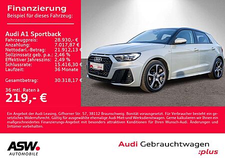 Audi A1 S line 25TFSI Stron NAVI LED ACC VC