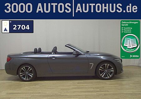 BMW 420 dA Cabrio Sport-Line Leder Navi LED H/K RFK