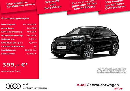Audi Q8 MATRIX LUFT LEDER AHK ACC HUD NAVI VIRT SH