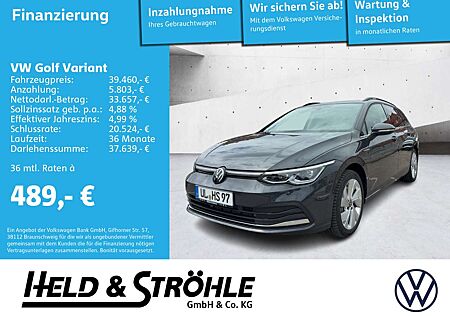 VW Golf Variant Volkswagen Style 2.0 TDI DSG AHK NAV LED+ 17"