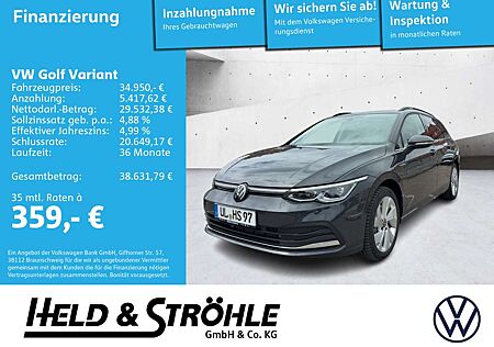 VW Golf Variant Volkswagen Style 2.0 TDI DSG AHK ALU LED+ NAVI