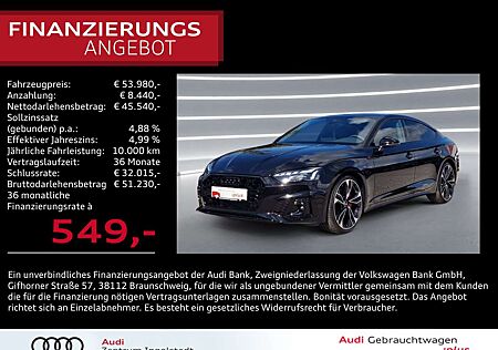 Audi A5 Sportback 40 TDI S line comp. Ed.+ MATRIX AHK S li