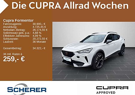 Cupra Formentor VZ 2.0 TSI 4Drive NAVI AHK KAMERA ACC