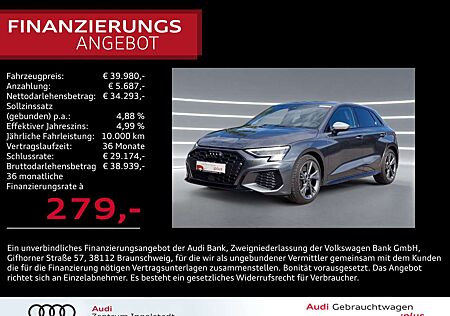 Audi S3 Sportback TFSI NAVI Optikpaket-Schwarz+ GRA