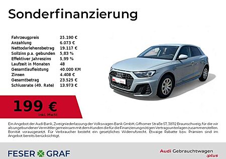 Audi A1 Sportback S line LED/SHZ/VirtC/PDC/CarPl/17"