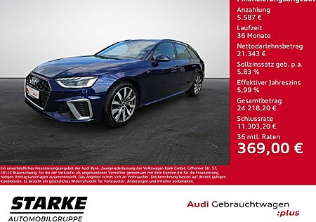 Audi A4 Avant 40 TDI S tronic S line NaviPlus LED AHK A...
