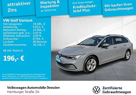 VW Golf Variant Volkswagen Golf VIII Variant Life 1.0 eTSI DSG LED ACC NAVI