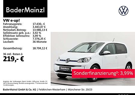 VW e-up! Volkswagen e-up! Style Plus Kamera WSS-heiz. DAB+ SHZ Alu