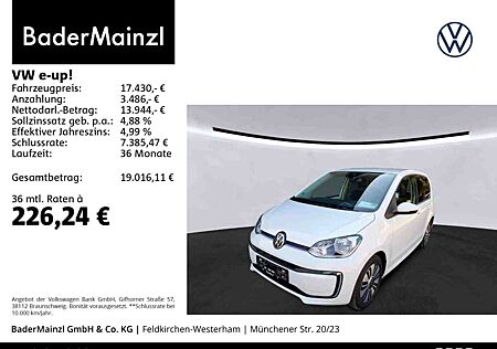 VW e-up! Volkswagen e-up! Style Plus Kamera WSS-heiz. DAB+ SHZ Alu