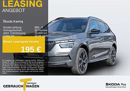 Skoda Kamiq 1.5 TSI MONTE CARLO LM18 PANO KAMERA VIRTU