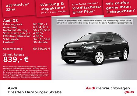 Audi Q8 55 TFSI e quattro S line Exterieur/Sportpaket