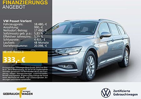 VW Passat Variant Volkswagen 1.6 TDI DSG BUSINESS LED NAVI AHK
