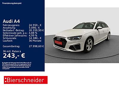 Audi A4 Av 35 TDI S-Line AHK LED 360 NAVI SHZ