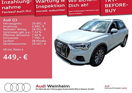 Audi Q3 35 TFSI AHK LED S-tronic Panoramadach uvm