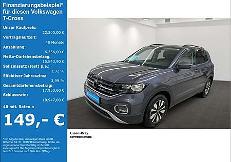 VW T-Cross Volkswagen Life Move 1.0 TSI Navi Parkpilot