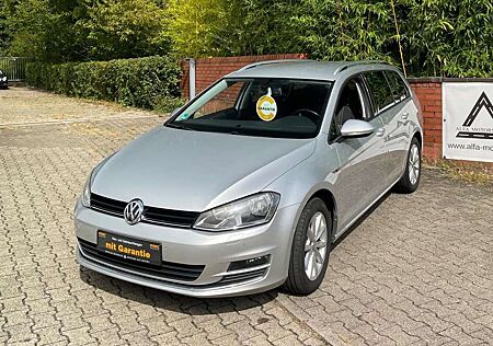 VW Golf Variant Volkswagen Lounge BMT / AHK / Scheckheft / 8 Fach bereift //