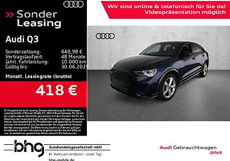 Audi Q3 40 TFSI Sportback quattro S tronic S line