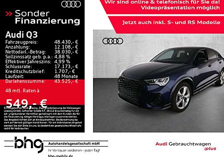Audi Q3 40 TFSI Sportback quattro S tronic S line